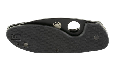 SPYDERCO EFFICIENT G-10 BLACK PLAINE