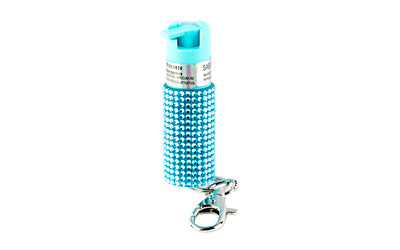 SABRE JEWELED SPRAY W/KEY RING TEAL