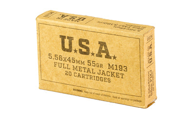 WIN M193 556NATO 55GR FMJ 20/1000