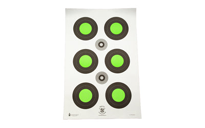 ACTION TGT TRIDENT BLSEYE GRN 100PK