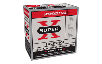 WIN SUPERX 12GA 2.75 BUCKSHOT 25/250