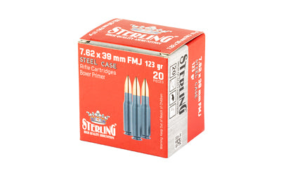 STERLING SC 762X39 123GR FMJ 20/1000