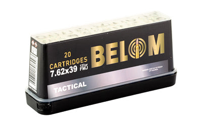 BELOM 7.62X39 BRASS 123GR FMJ 20/480