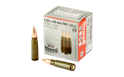 STERLING SC 762X39 123GR FMJ 20/1000