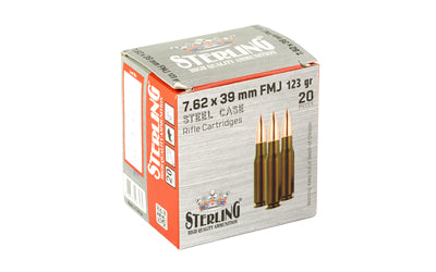 STERLING SC 762X39 123GR FMJ 20/1000