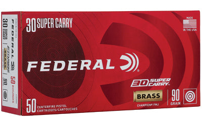 FED CHAMP 30 SUPER CARRY 90GR FMJ