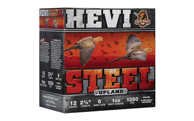 HEVI STL UPLND 12GA 2.75 #6 25/250