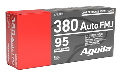 AGUILA 380ACP 100GR FMJ 50/1000