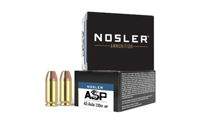 NOSLER ASP 45ACP 230GR HG JHP 20/400