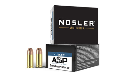 NOSLER ASP 9MM 147GR HG JHP 20/400