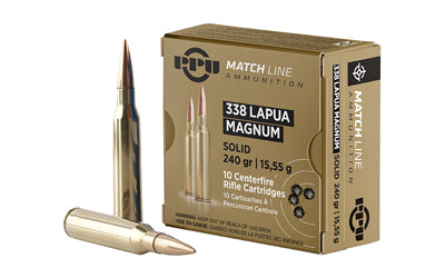 PPU 338 LAPUA MAG MATCH 240GR 10/200