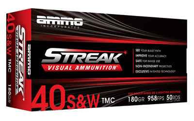 STREAK RED 40S&W 180GR TMC 50/1000