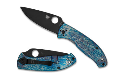 SPYDERCO TENACIOUS TI DISRY BLK/BLU