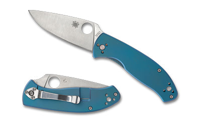 SPYDERCO TENACIOUS TI 3.35 BLUE/SLV