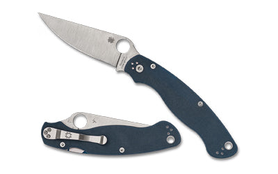 SPYDERCO MILITARY 2 G-10 4 BLUE