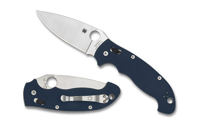 SPYDERCO MANIX 2XL G-10 3.85 BLUE