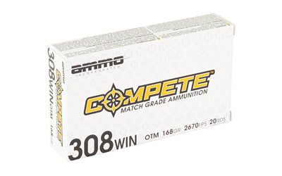 AMMO INC 308WIN 168GR OTM 20/200